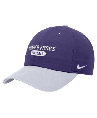 Men's Purple TCU Horned Frogs Color Block Club Adjustable Hat