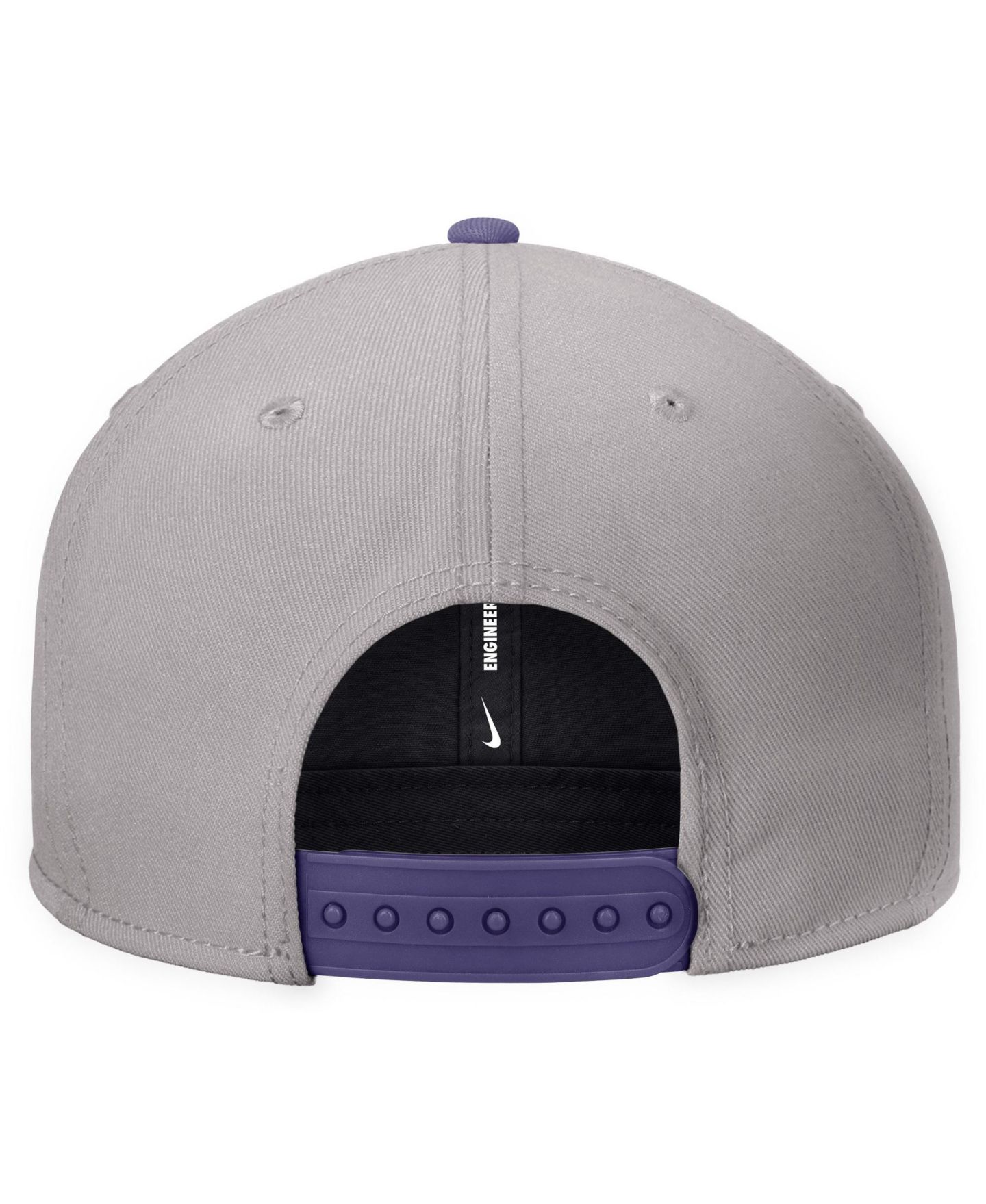 Мужская кепка Nike Gray Kansas State Wildcats Vintage Script Pro Dri-FIT Snapback Hat — фото 3