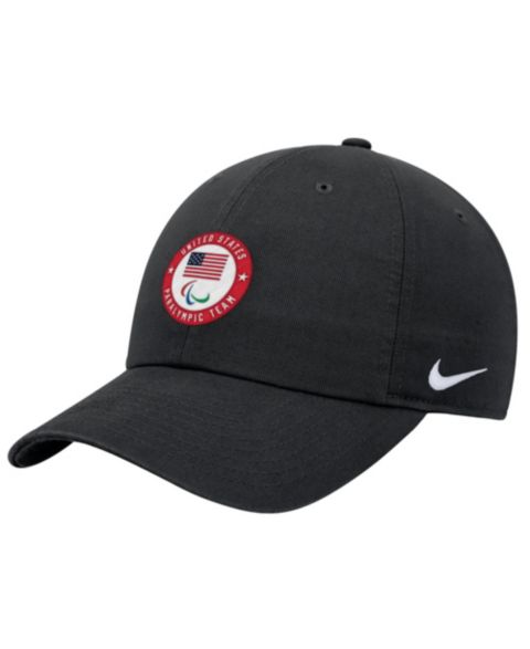 Детская кепка Nike Black U.S. Paralympics Club Adjustable Hat