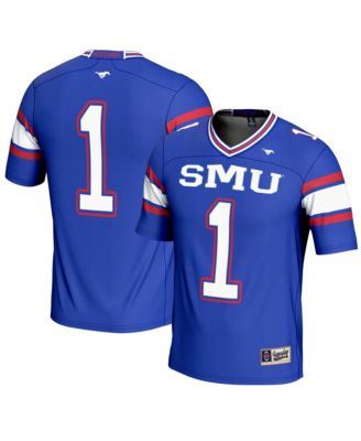Men's 1 Royal SMU Mustangs Endzone Football Jersey