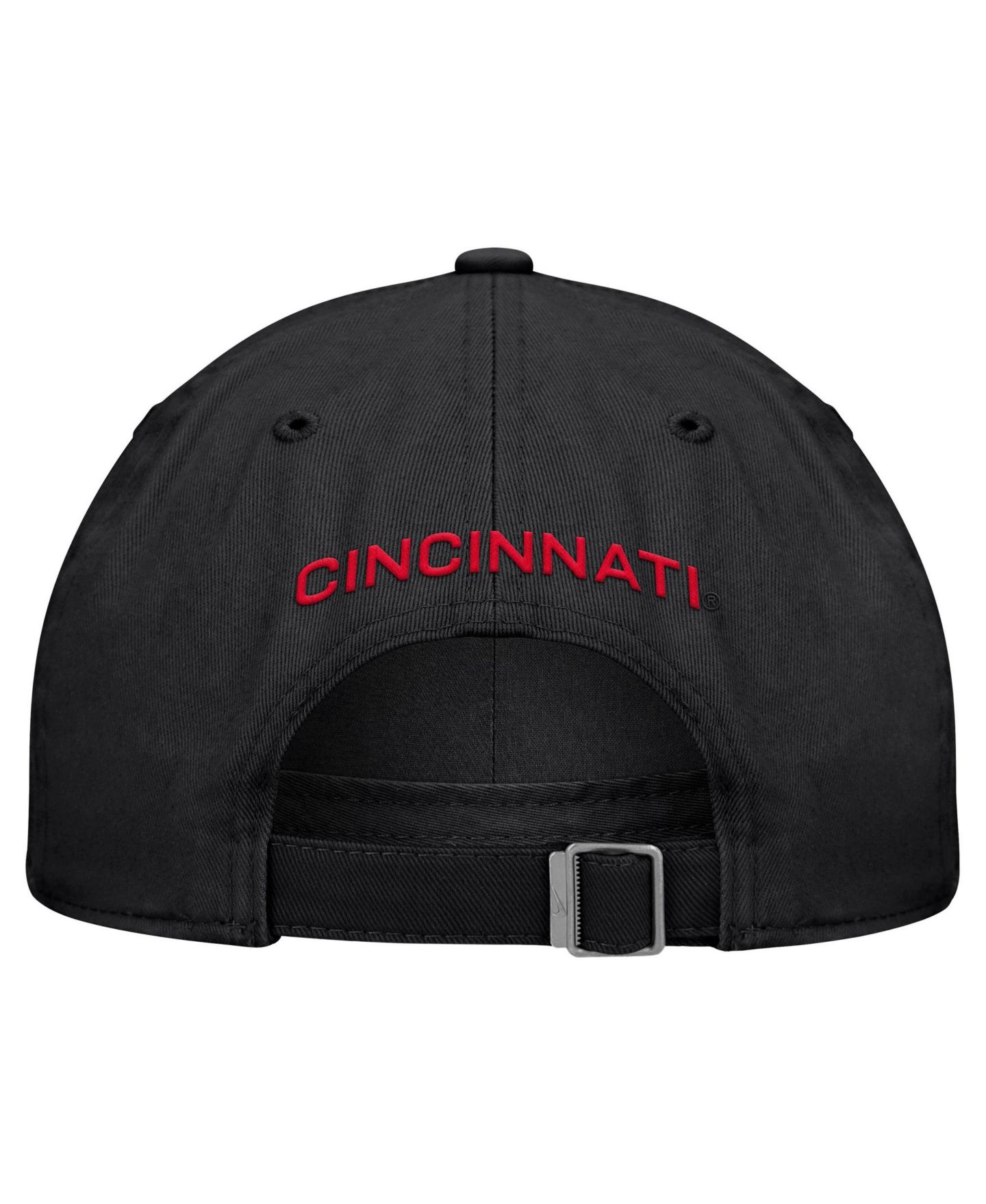 Мужская кепка Nike Black Cincinnati Bearcats 2026 Sideline Club Adjustable Hat — фото 2
