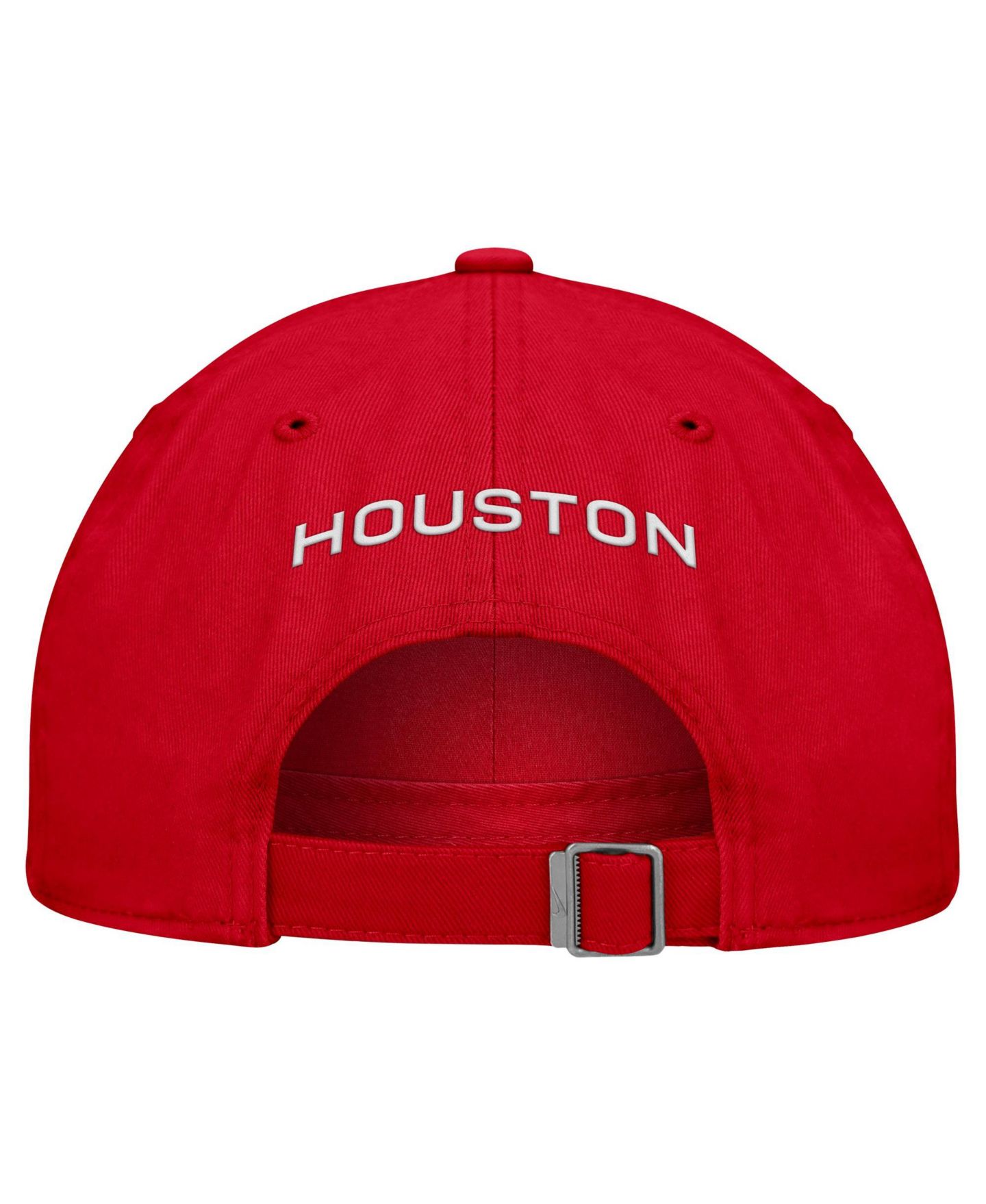 Мужская кепка Nike Red Houston Cougars 2026 Sideline Club Adjustable Hat — фото 2