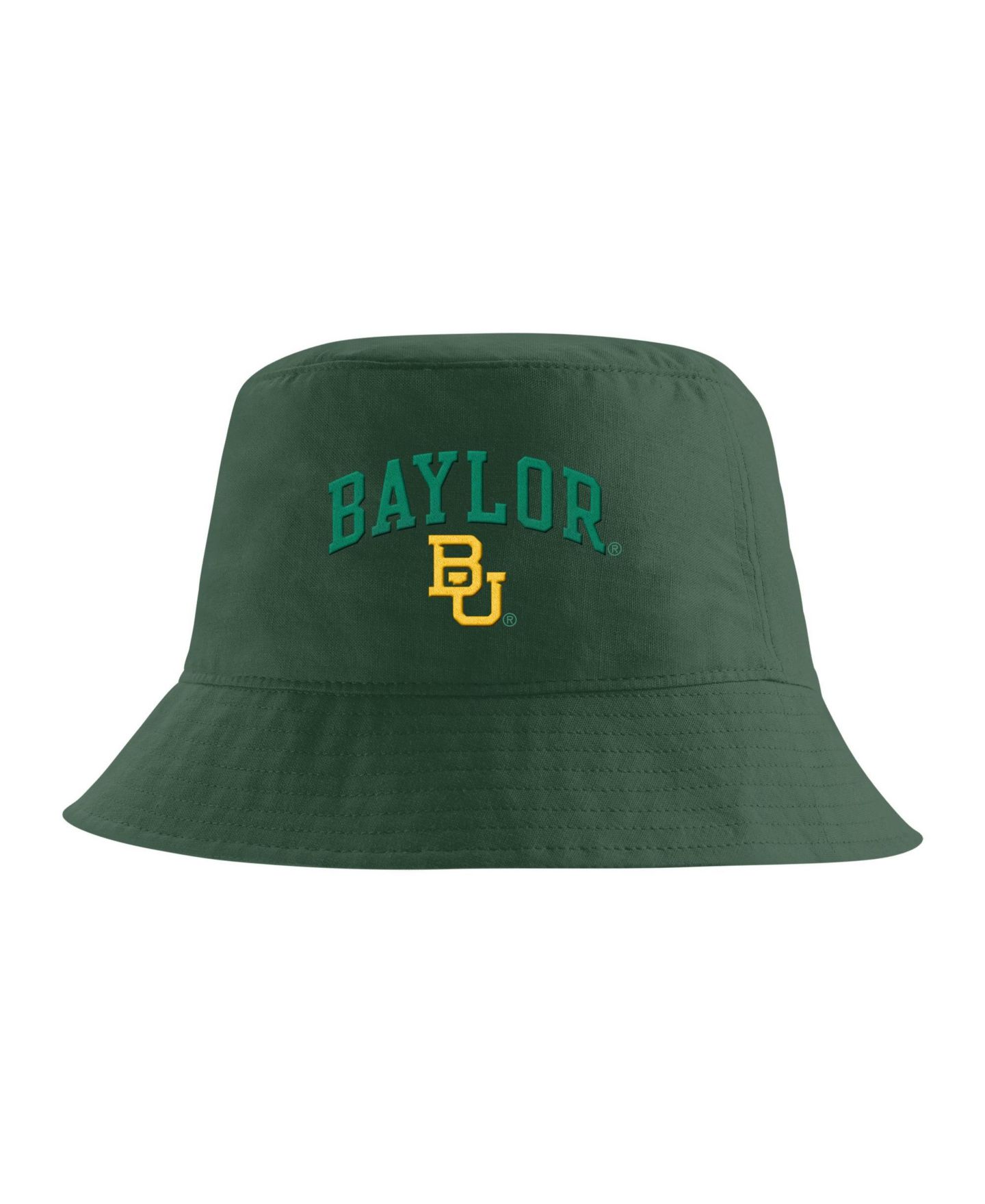 Мужская панама Nike Green Baylor Bears Apex Striped Bucket Hat — фото 1