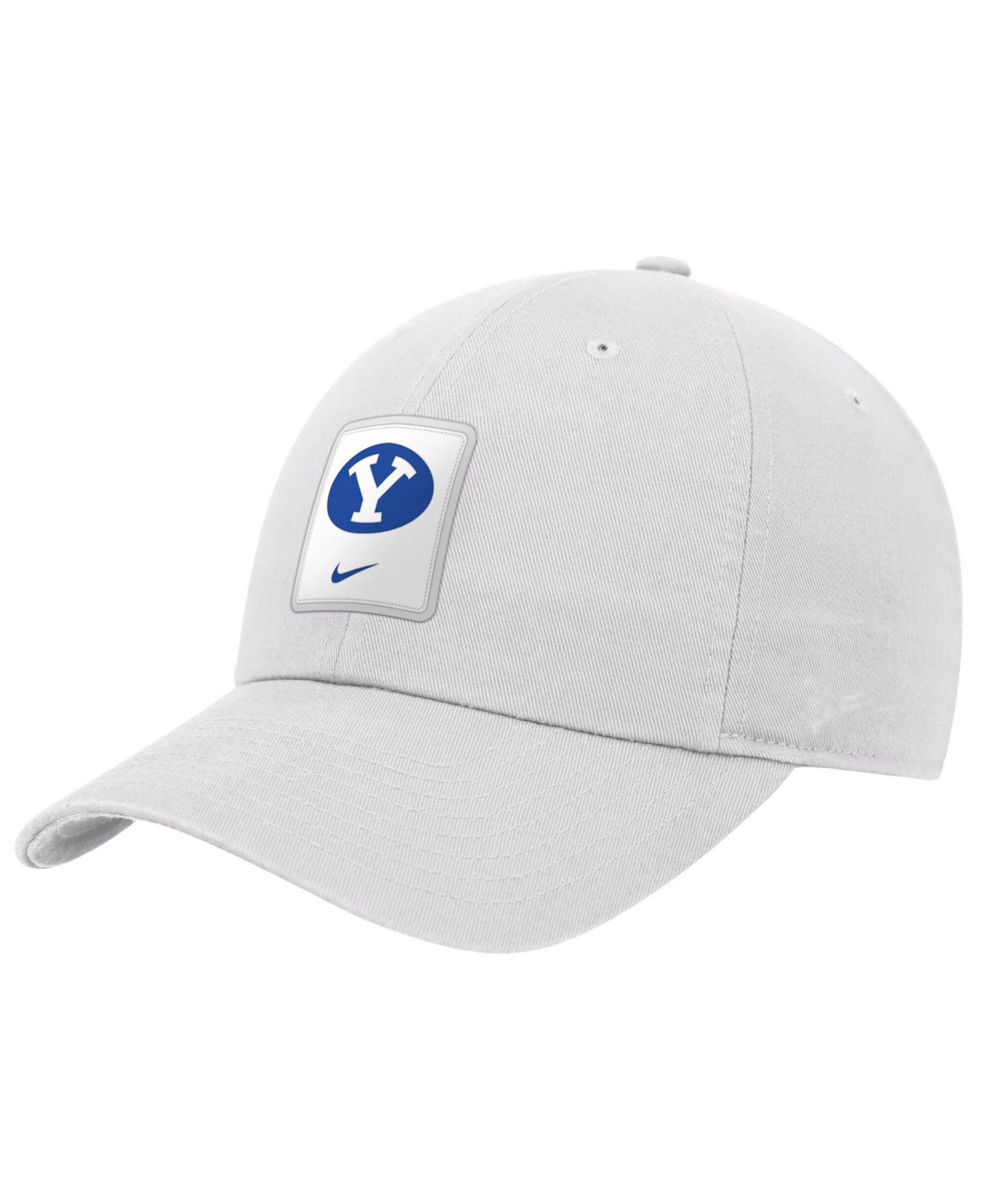 Мужская кепка Nike White BYU Cougars 2026 On-Field Club Adjustable Hat — фото 1