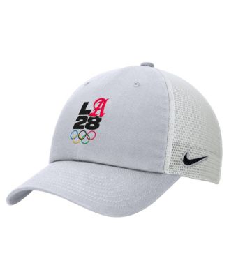 Men's Gray LA28 Summer Olympics Script Club Trucker Adjustable Hat