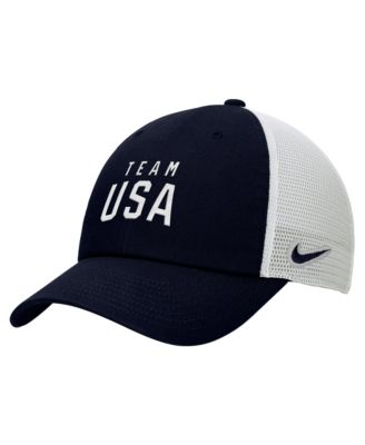 Big Boys and Girls Navy Team USA Club Adjustable Hat