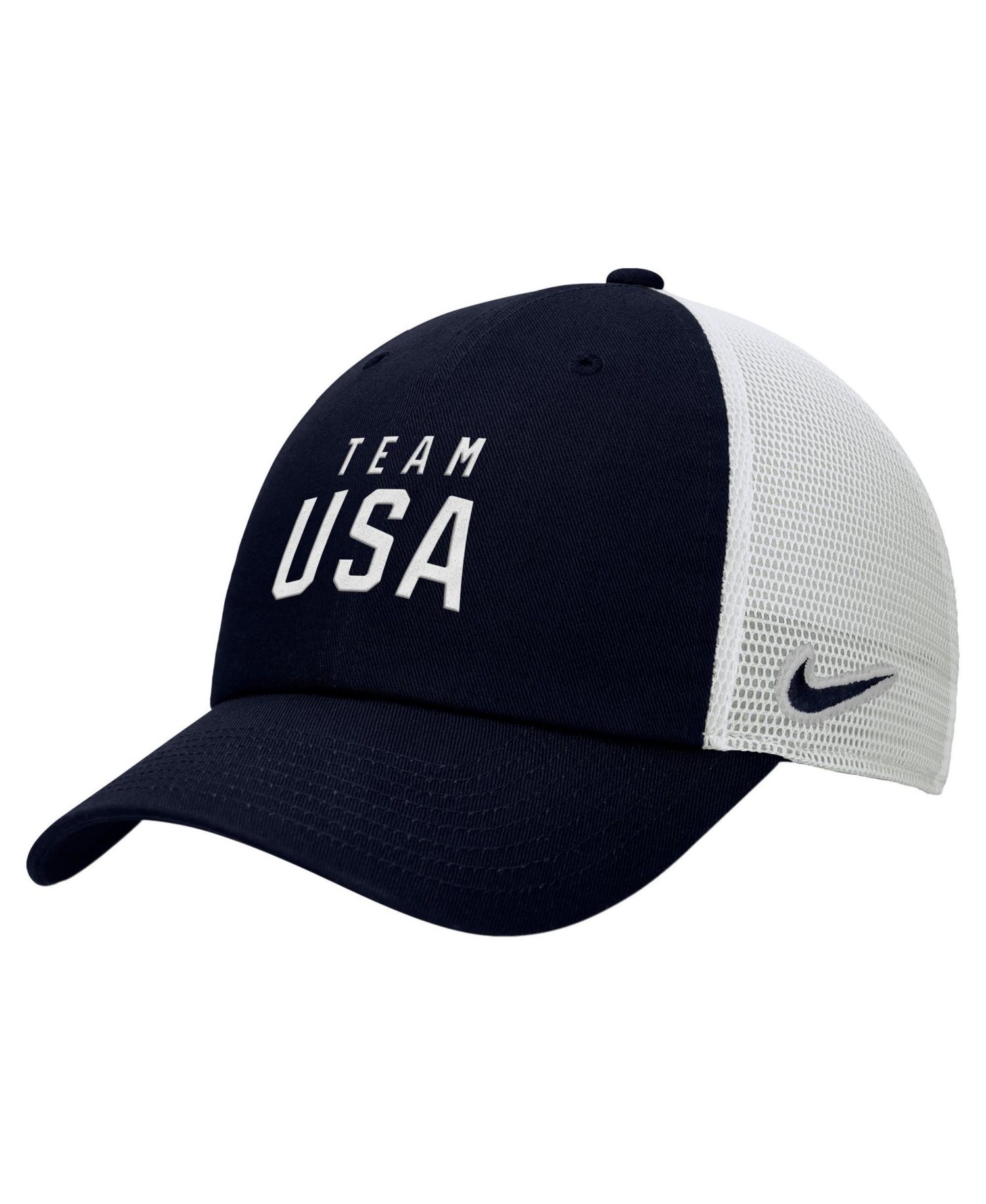 Big Boys and Girls Navy Team USA Club Adjustable Hat