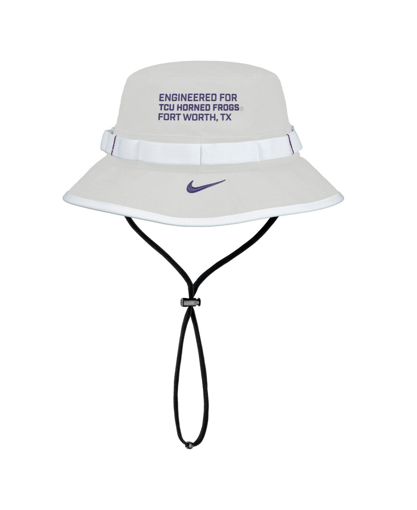 Мужская панама Nike Gray TCU Horned Frogs 2025 On-Field Boonie Performance Bucket Hat — фото 2