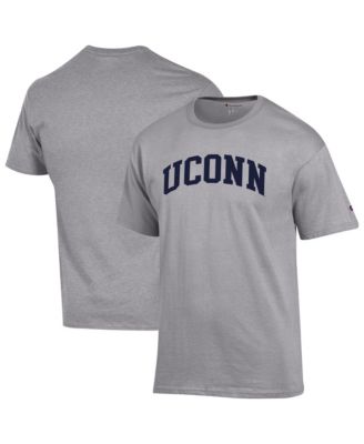 Men's Heather Gray UConn Huskies Basic Arch T-Shirt