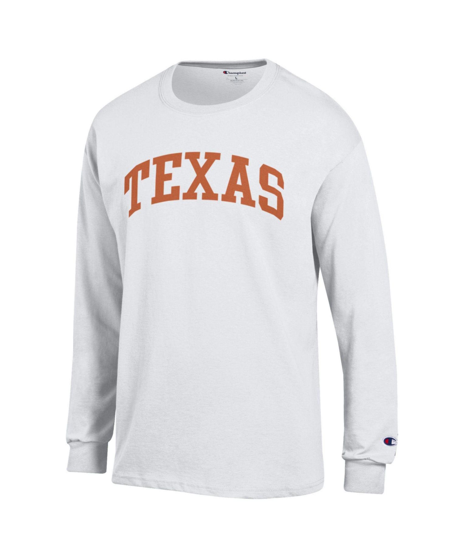 Men's Texas Orange Texas Longhorns Basic Arch Long Sleeve T-Shirt