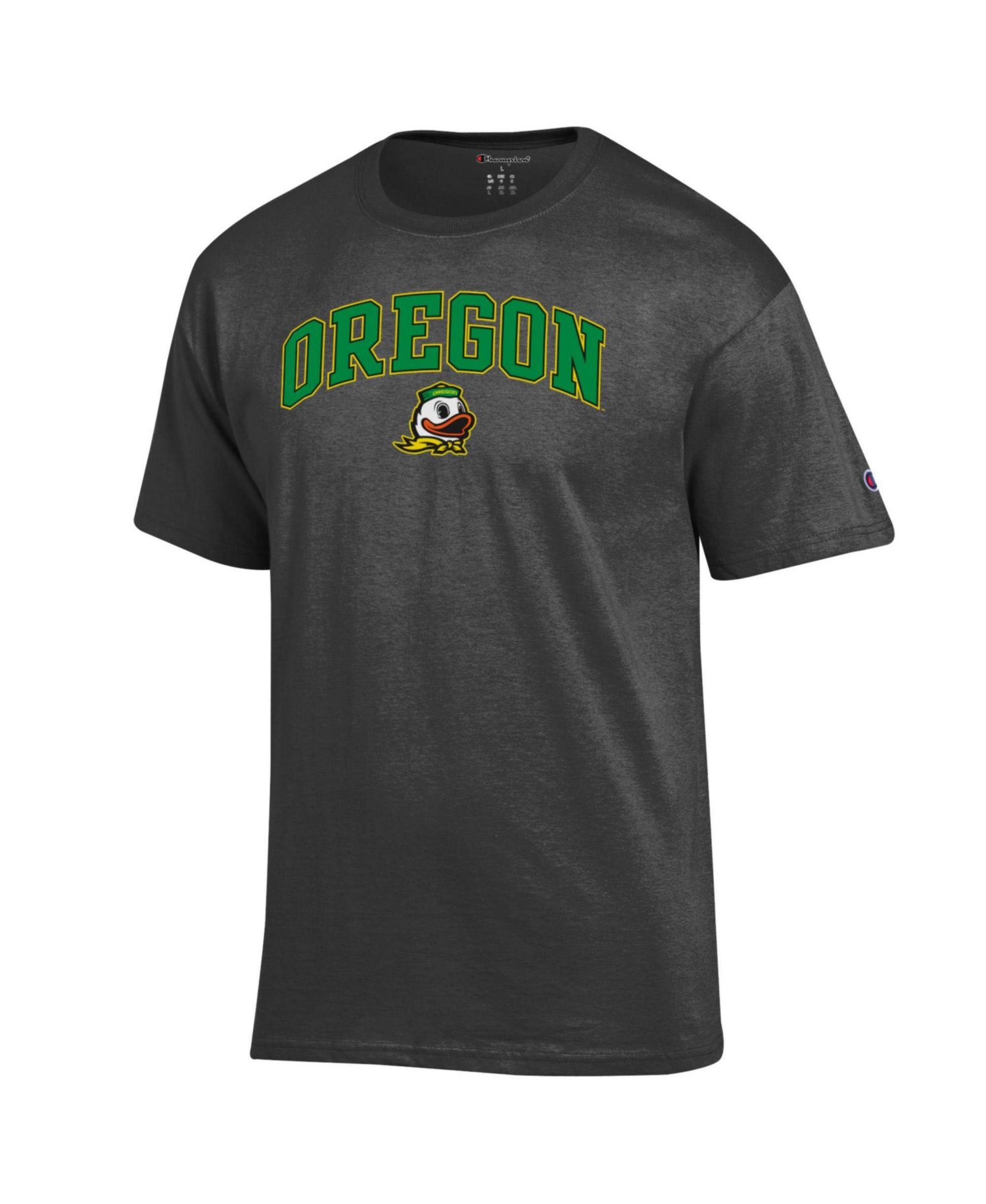 Men's Green Oregon Ducks Arch Over Logo T-Shirt