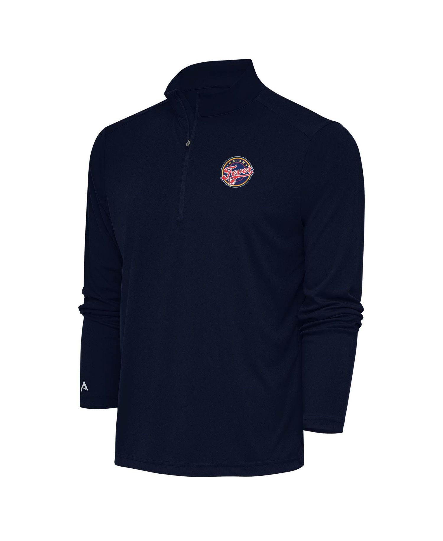 Men's Navy Indiana Fever Tribute Quarter-Zip Sweatshirt