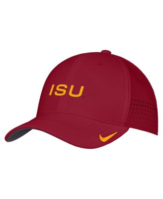 Men's Cardinal Iowa State Cyclones 2026 On-Field AeroBill SwooshFlex Dri-FIT Hat