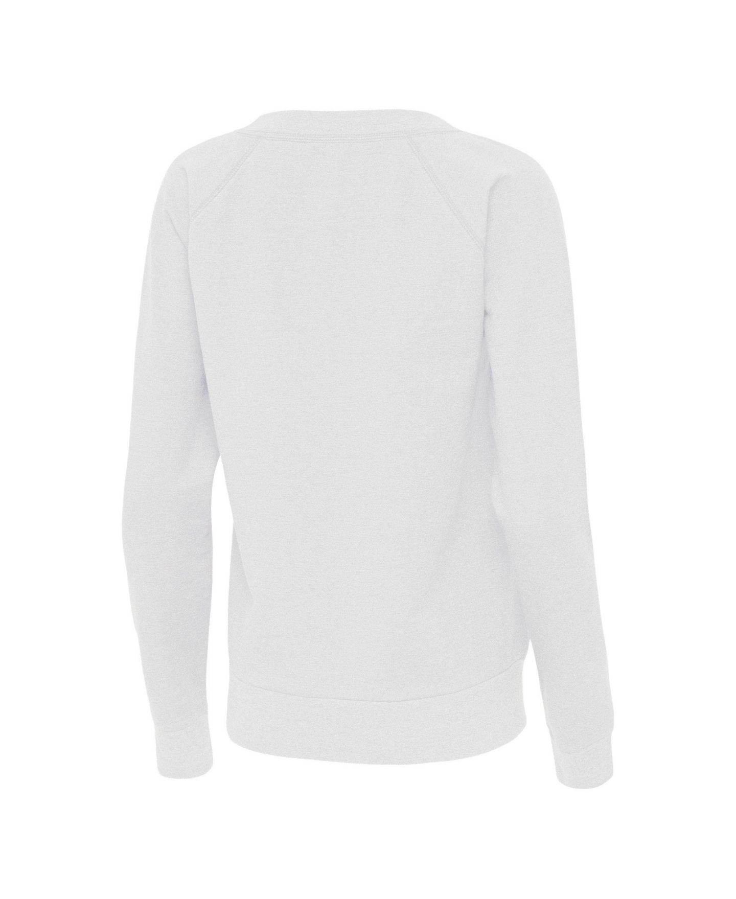 Женская футболка Antigua New York Giants Varsity Tri-Blend V-Neck Long-Sleeve — фото 3