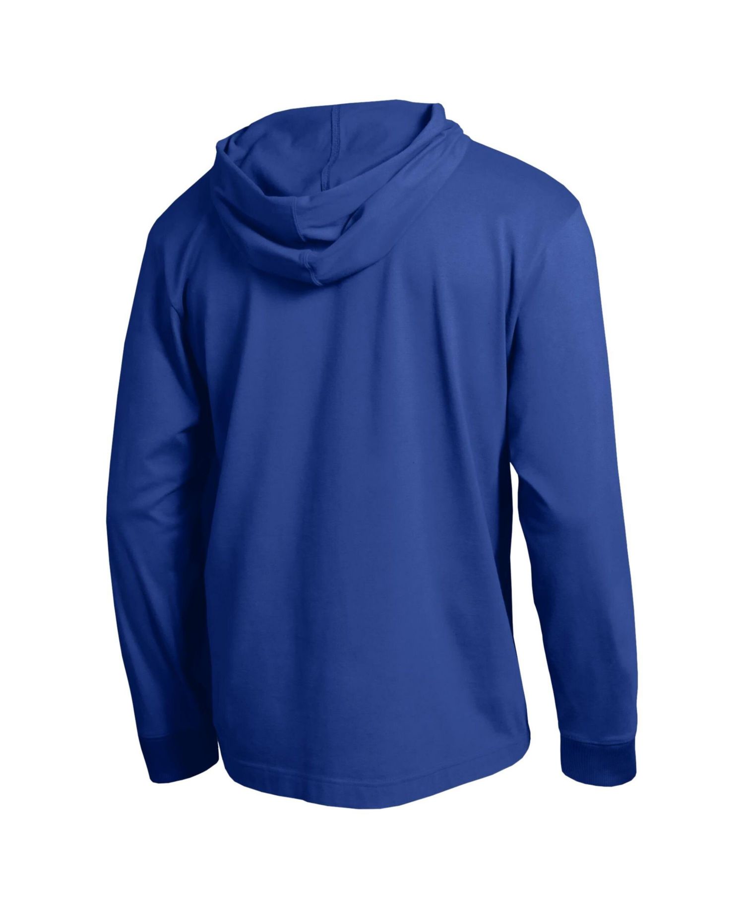 Men's Royal New York Mets Cooperstown Hooded Long-Sleeve T-Shirt