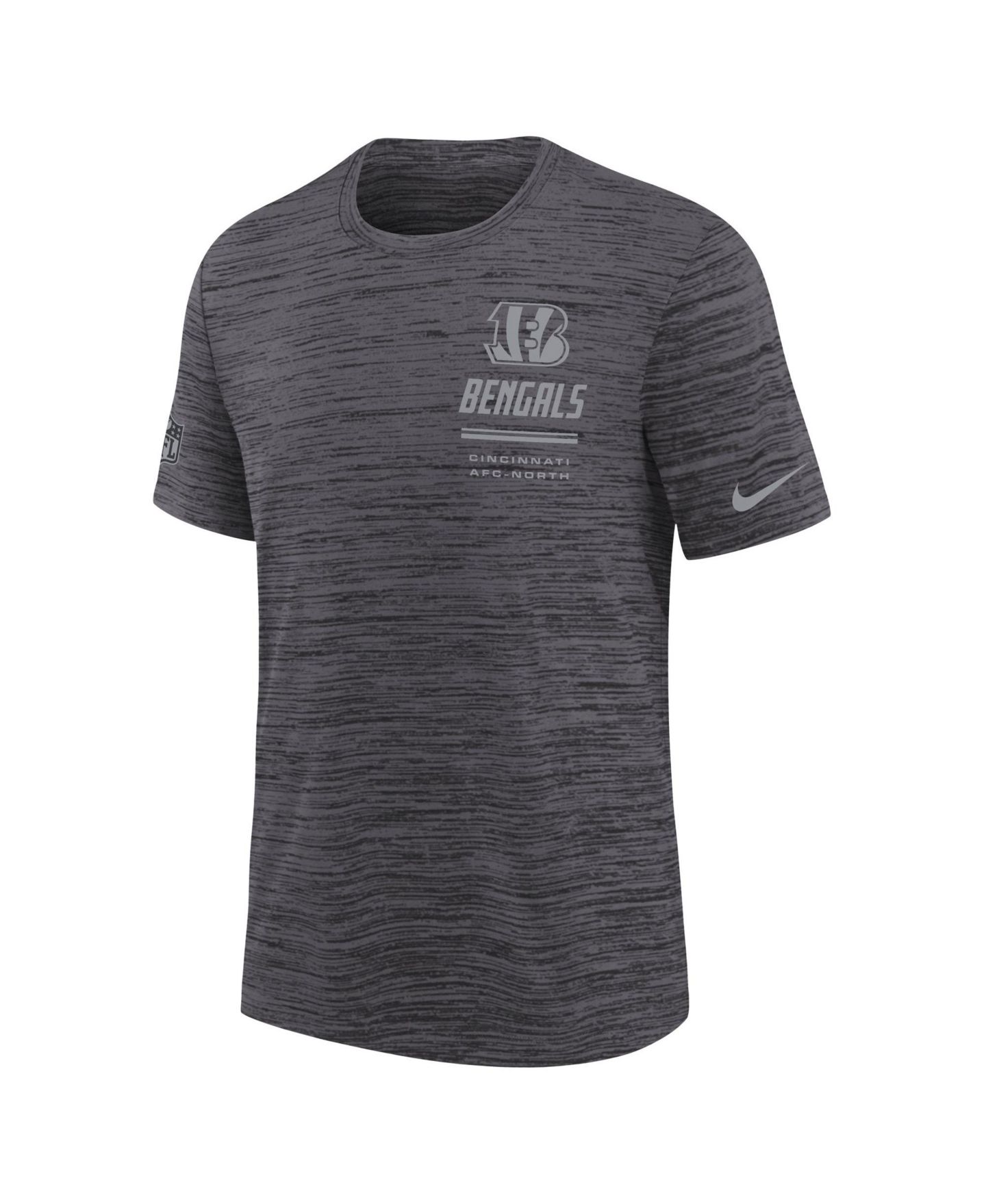 Детская футболка Nike Black Cincinnati Bengals Sideline Velocity Dri-FIT — фото 2