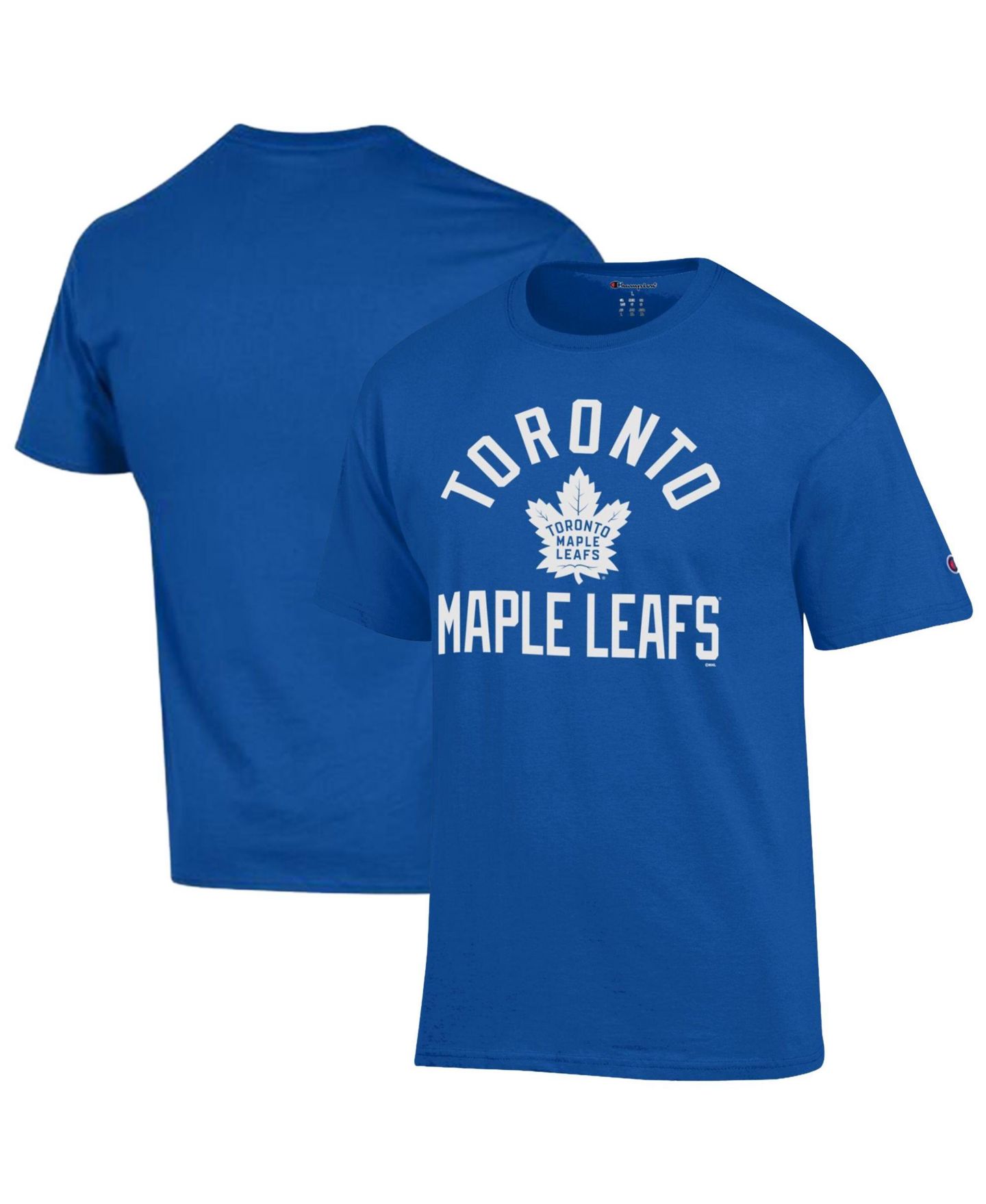 Мужская футболка Champion Blue Toronto Maple Leaf's Primary Logo Jersey — фото 1