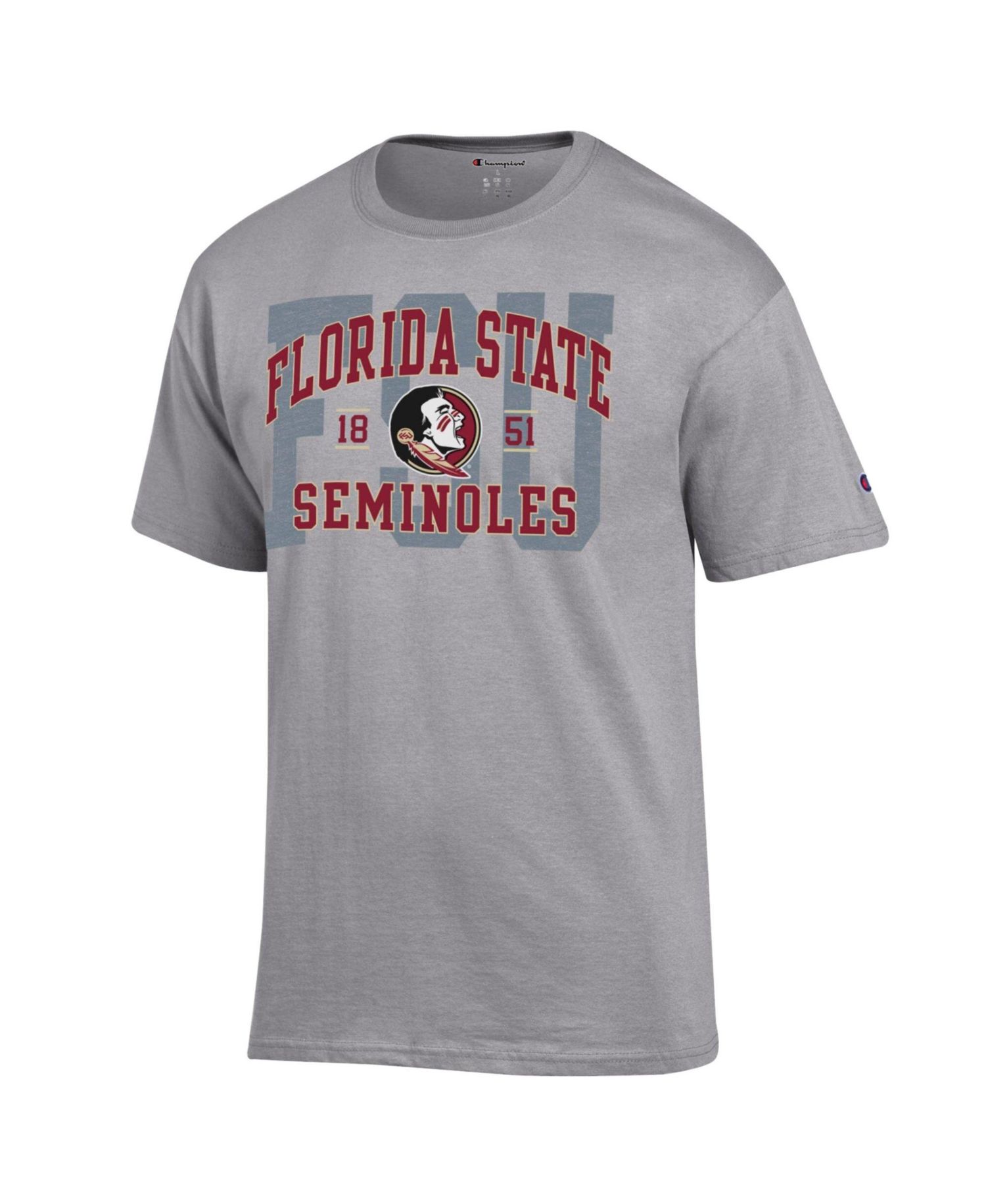 Men's Heather Gray Florida State Seminoles Varsity T-Shirt