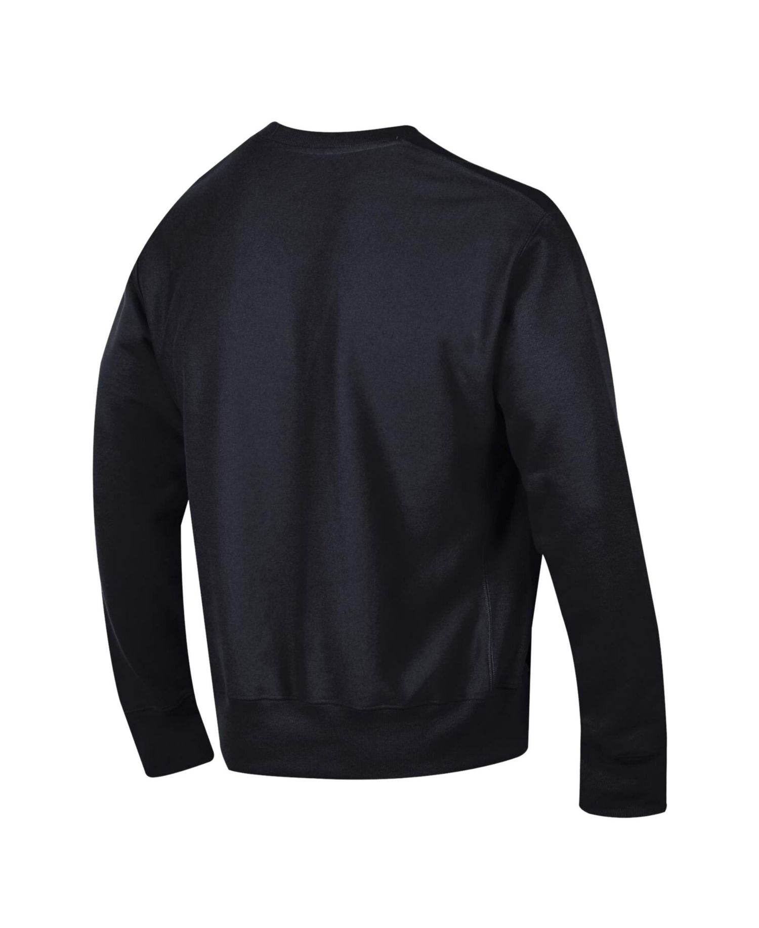 Men's Black Michigan Wolverines Reverse Weave Crewneck Sweatshirt