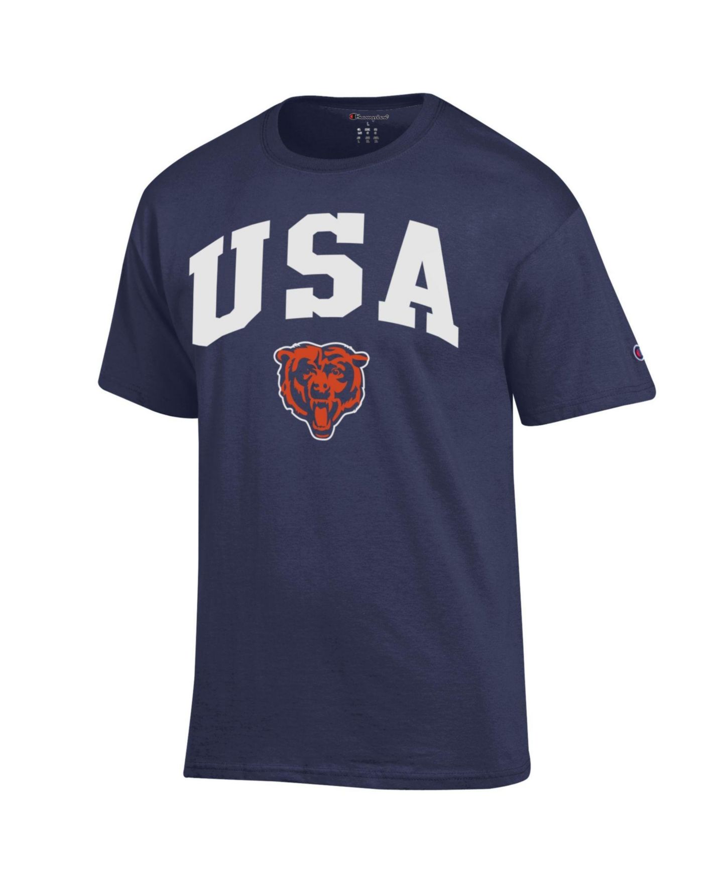Мужская футболка Champion Navy Chicago Bears Americana — фото 2
