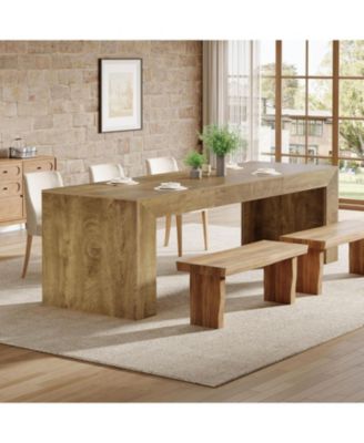 78.7-Inch Dining Table for 6-8 People, Extra Long, Heavy Duty