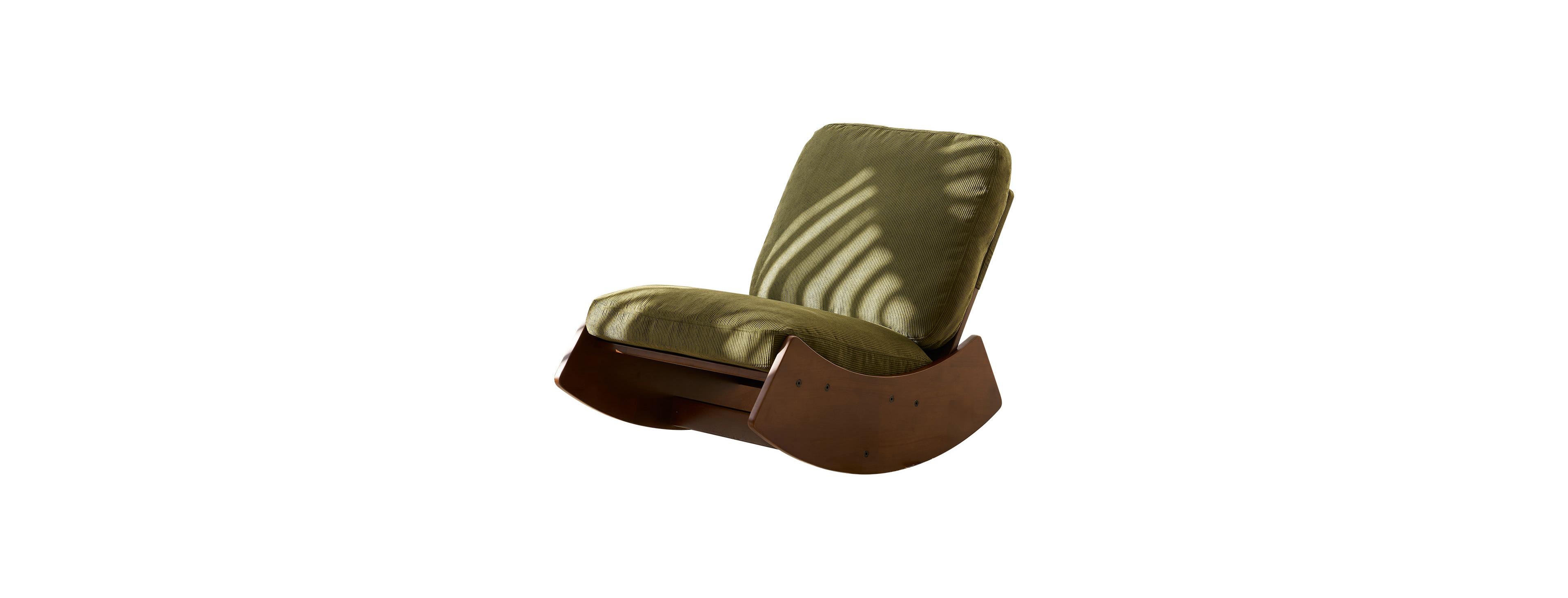 Boyel Living Comfortable Glider Rocking Chair with High-Quality Upholstery and Solid Wood Frame