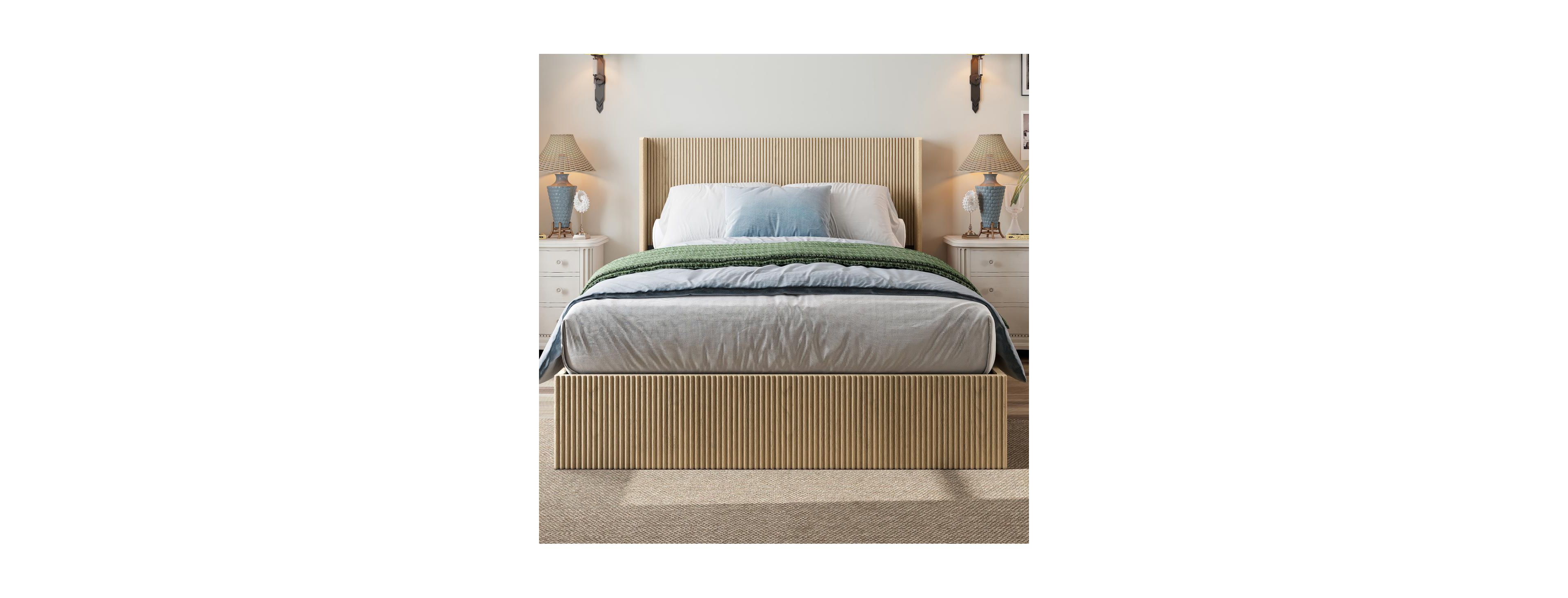 Streamdale Furniture Queen Wood Storage Platform Bed Frame, Lift-Up Storage
