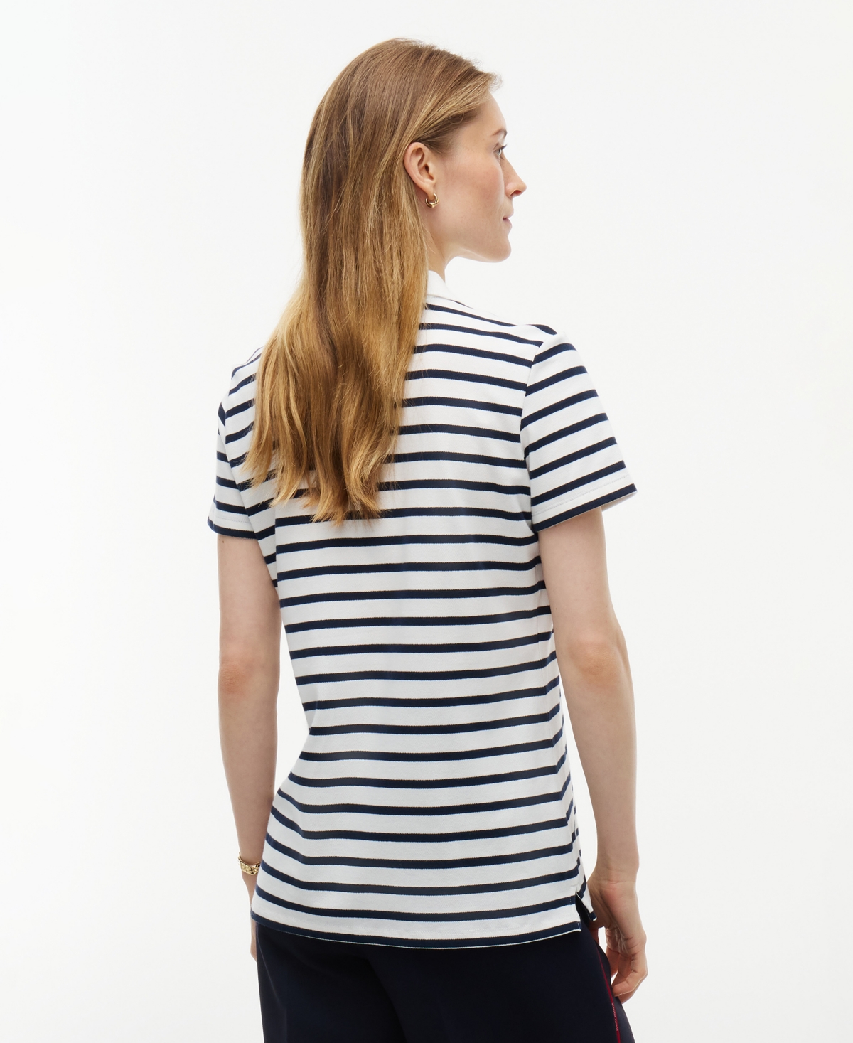 Tommy Hilfiger Women's Script Logo Polo T-Shirt