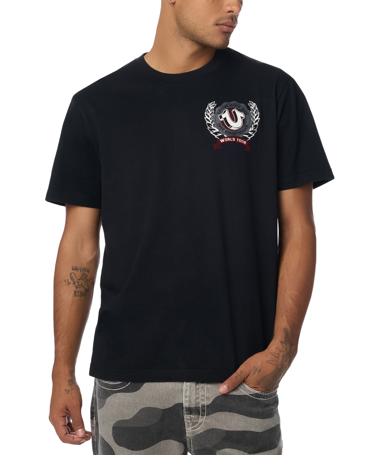 True Religion Men's Horseshoe Crest T-Shirt