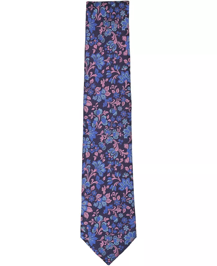 Men's Floral Classic Silk Tie - thumbnail 6