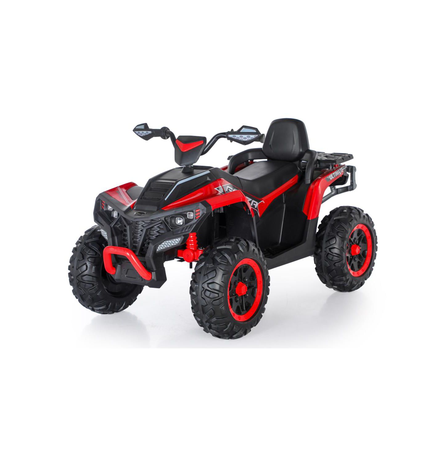 Детская игрушка YOBTOP 24V Kids ATV 4 Wheeler 4WD, 4x200W Motors, 2-Seater Ride-On Toy, Ages 3-8, цвет: Красный — фото 1