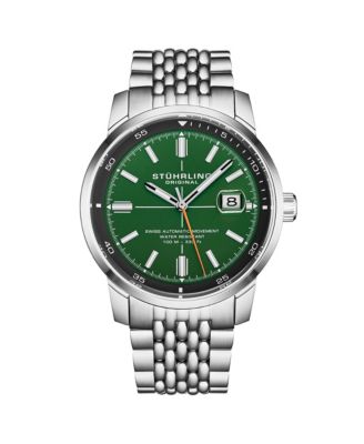 Trackmaster 1026 Men s Automatic Watch, 42mm Stainless Steel Bracelet