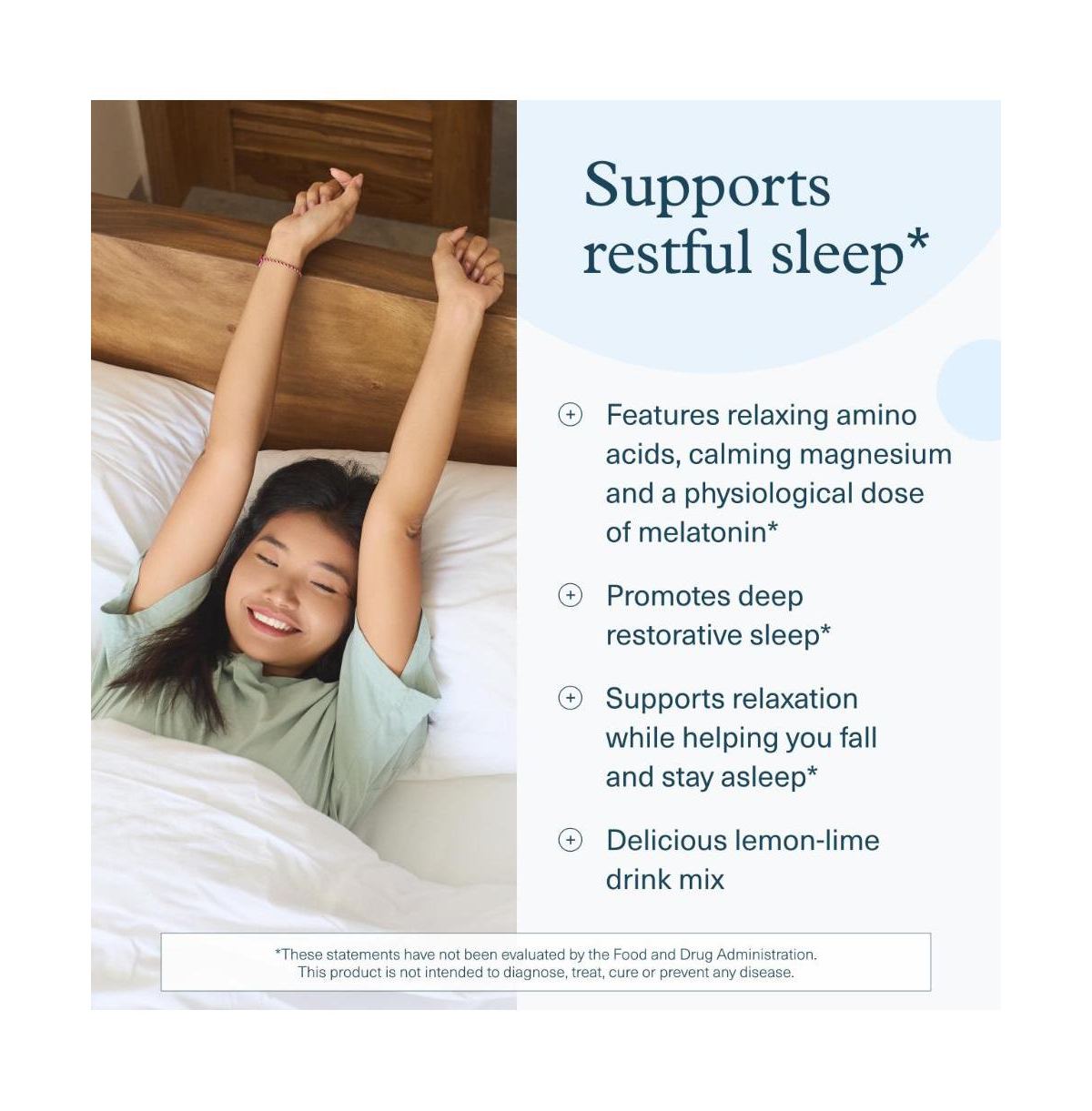 Youtheory Sleep Powder, Sleep Aid Supplement with Magnesium, Melatonin and L-Glycine, Gluten Free and , Lemon-Lime Flavor, 6 Ounce 2 Pack Bundle