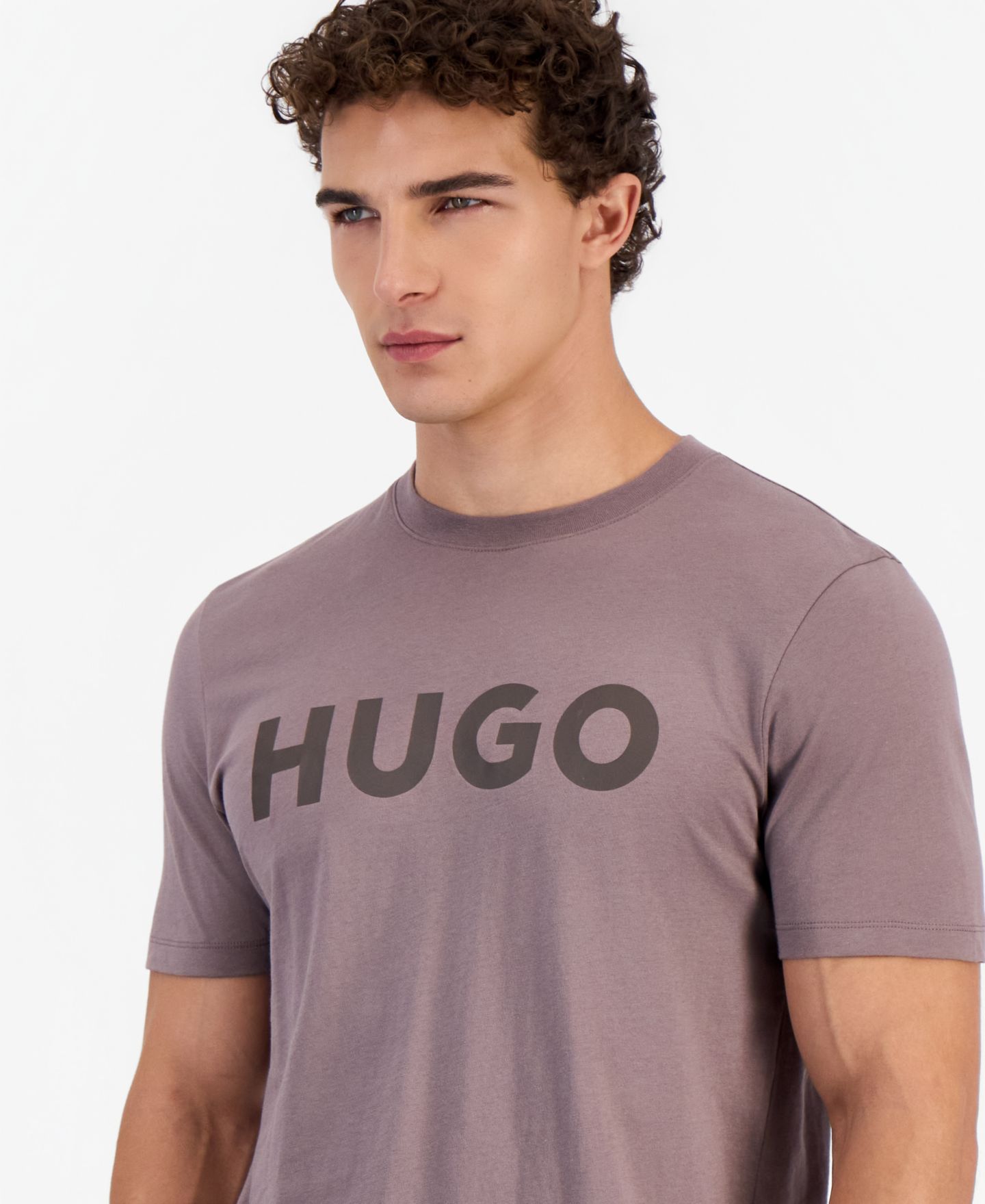 Мужская футболка Hugo Boss Dulivio Crewneck Logo Print, цвет: Rustcopper — фото 3