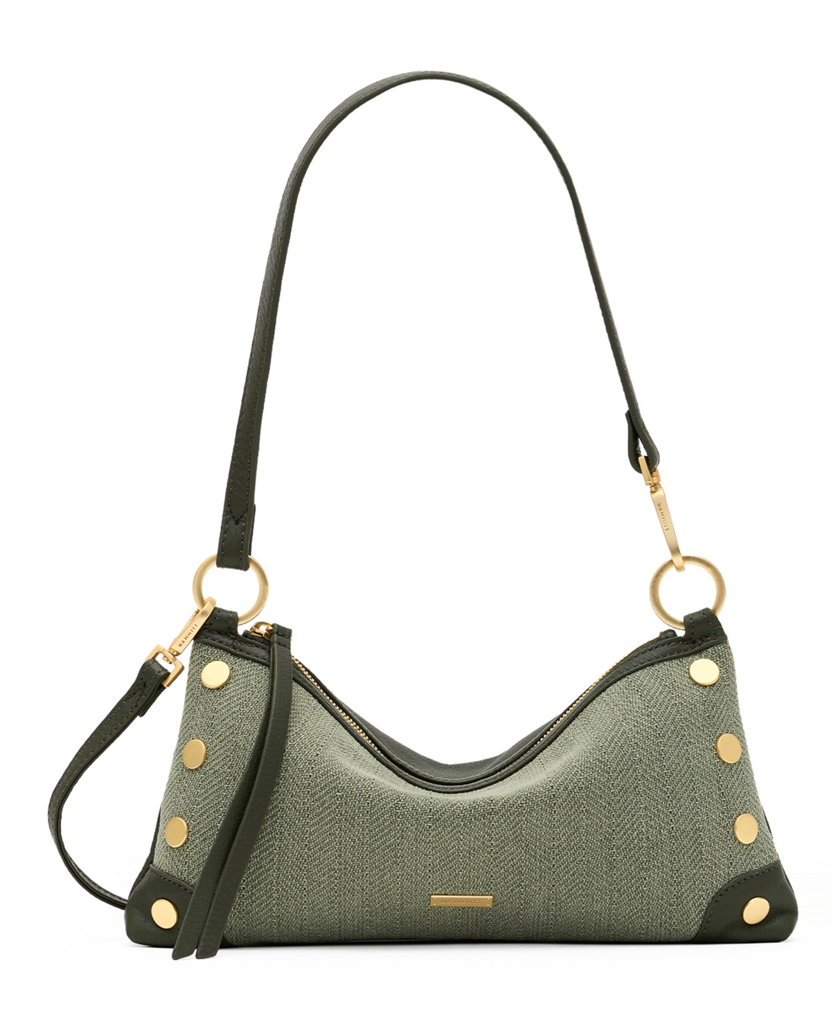 Hammitt Women's Kyle Small Pebbled Leather Crossbody Bag In Twin Crest,brushed Gold