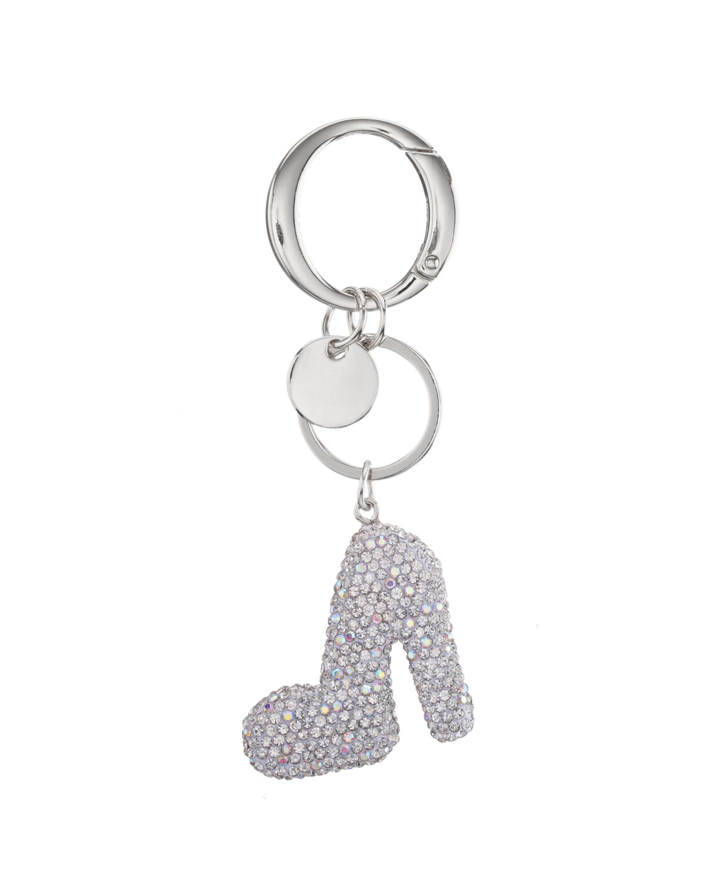 Женский брелок Nina High Heel Pump Handbag Charm, цвет: Серебряный — фото 1