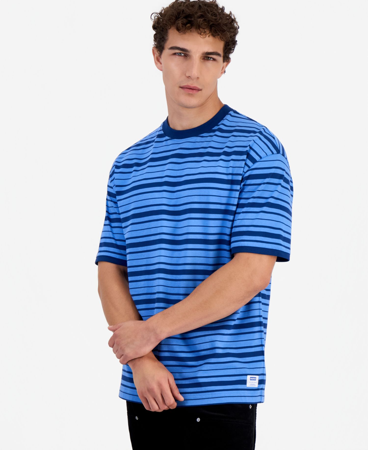 Men's Nolisto Striped Regular-Fit T-Shirt