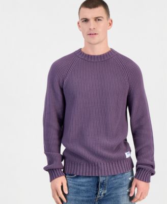 Men's Sonnee Crew Neck Regular-Fit Raglan Sweater
