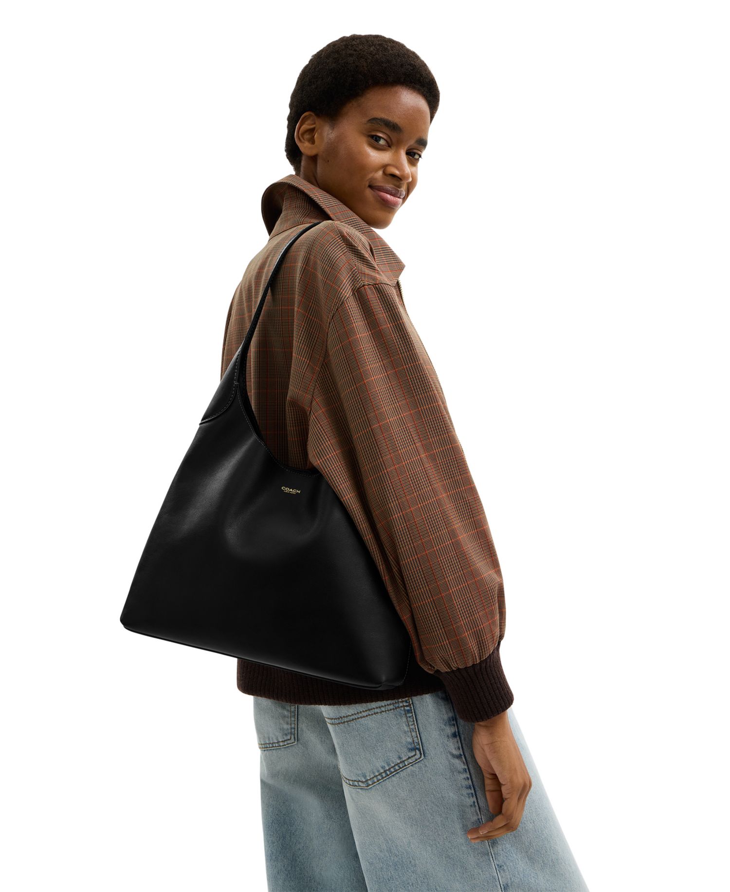 Brooklyn Large Leather Shoulder Bag 34