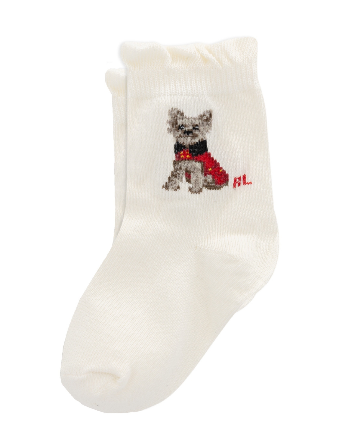 Polo Ralph Lauren Baby Boys' Holiday Baby Dog Socks, 3-Pack