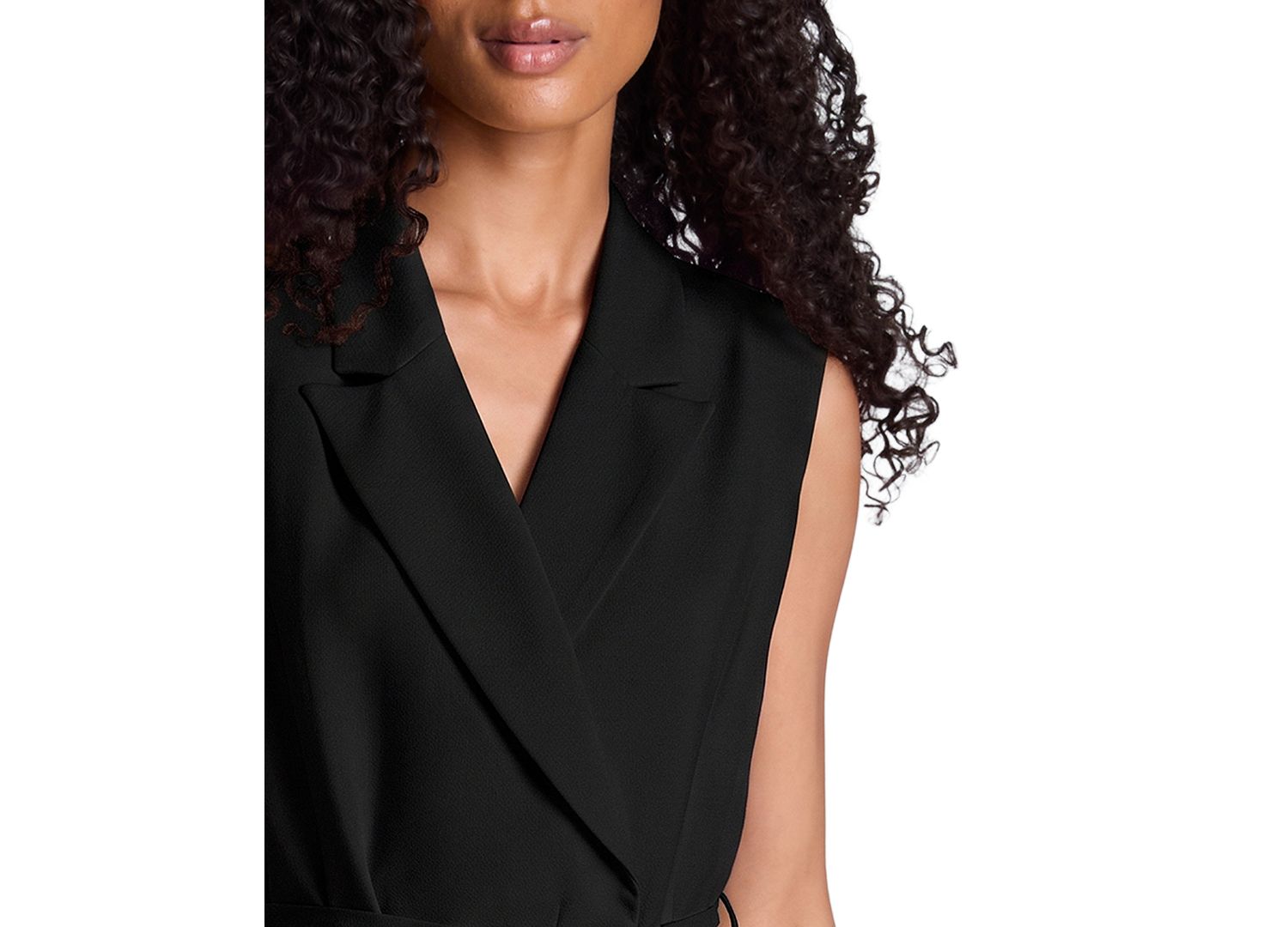 Women's Collared Asymmetric Mini Dress