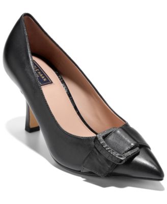 Women's Fidela Buckle Pointed Toe Pumps