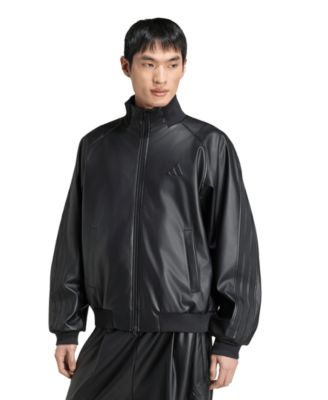 Men's Stadium Leather Full-Zip Track Jacket