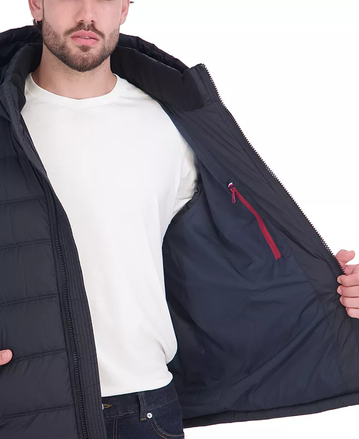 Men's Hooded Puffer Jacket - thumbnail 4