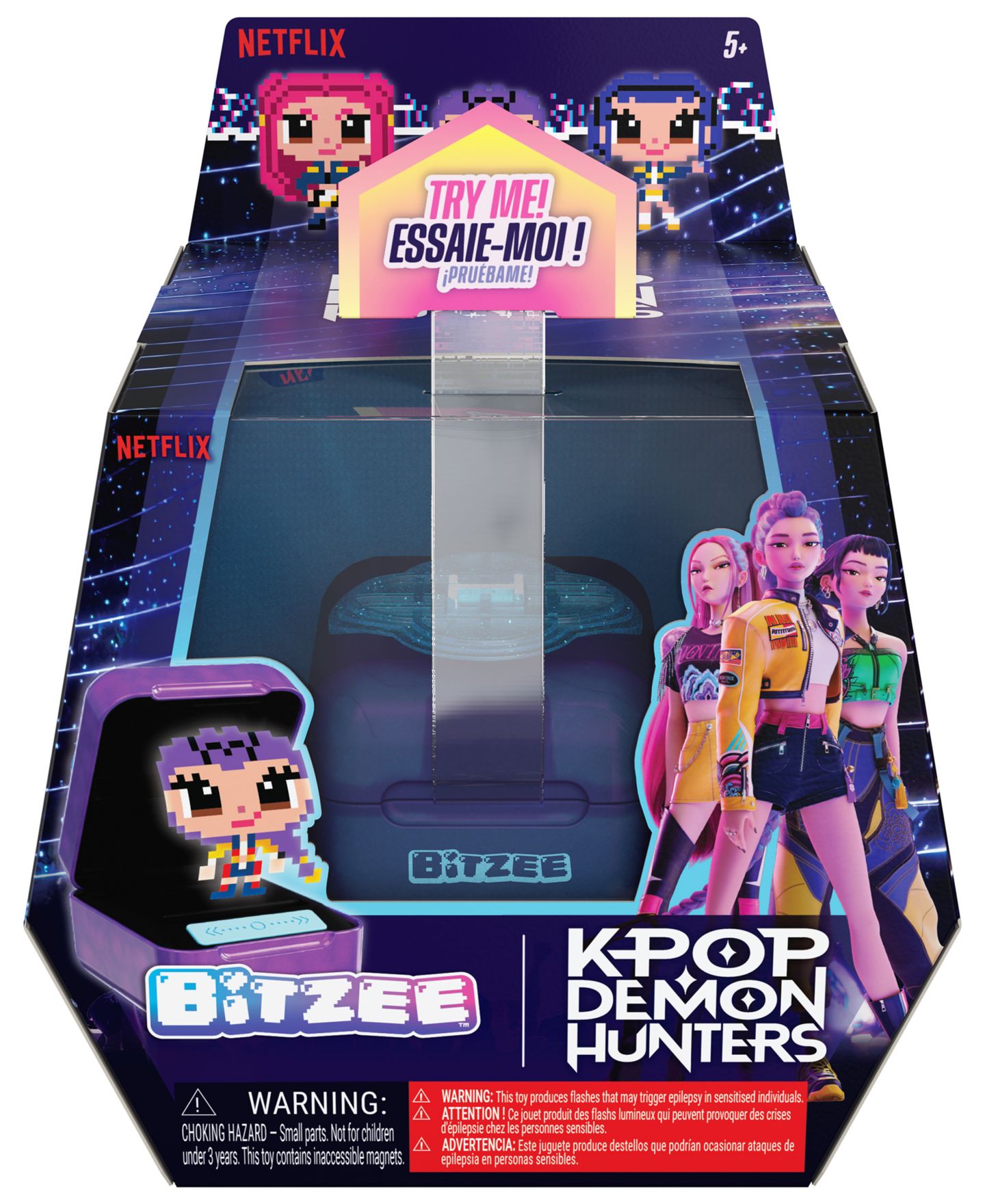Детская игрушка Bitzee KPop Demon Hunters Interactive Digital Pet, Ages 5+ — фото 2