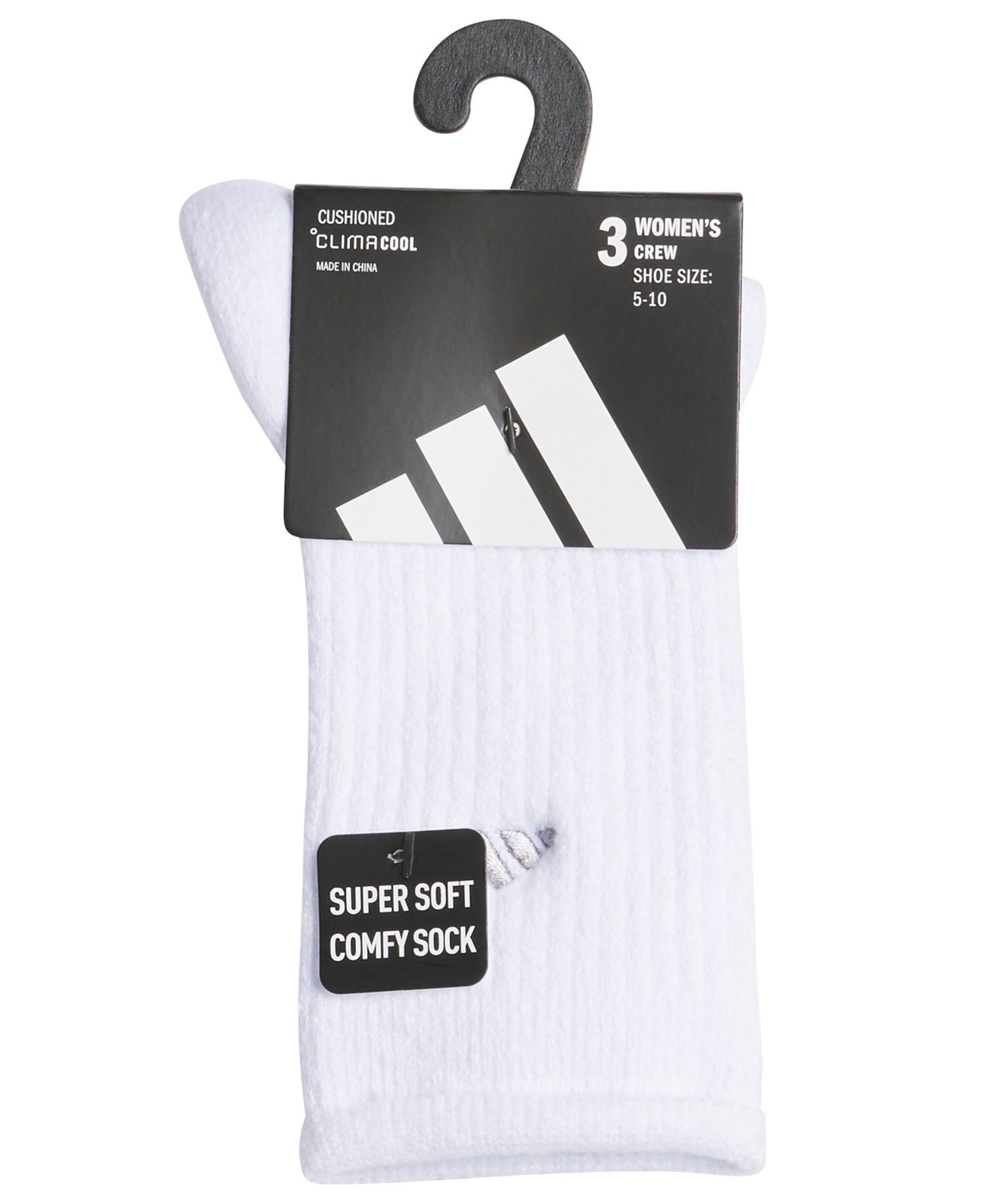 Women's Cushioned Comfort 3.0 Crew Socks, 3-Pack