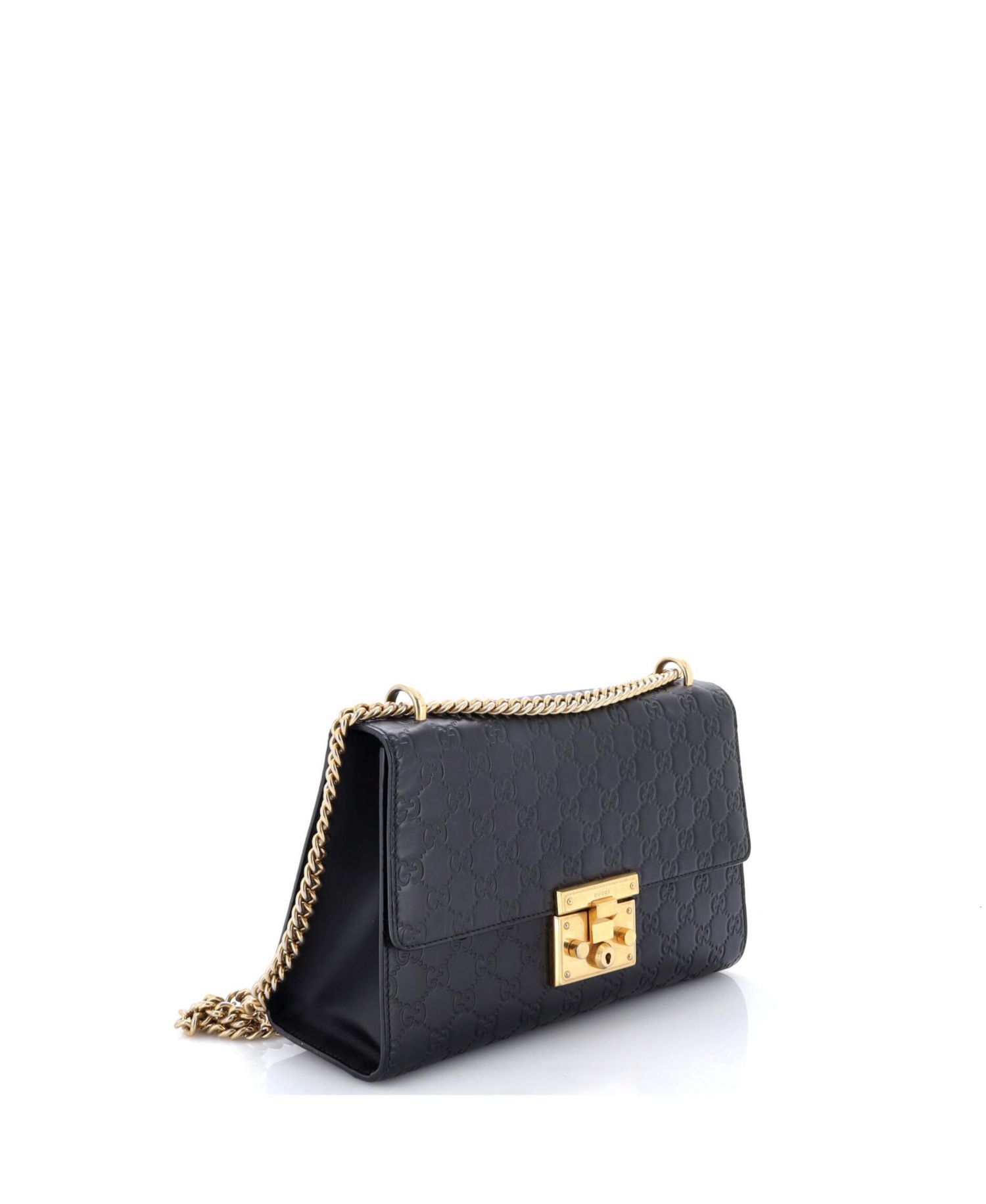 Medium Padlock Shoulder Bag Guccissima Leather