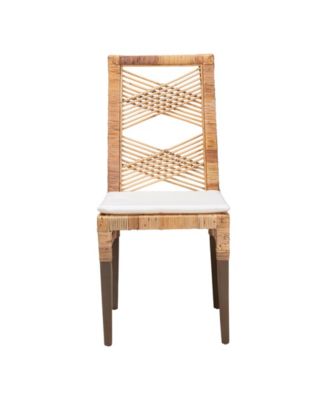 Poltak 37.4" Rattan Modern Bohemian Dining Chair