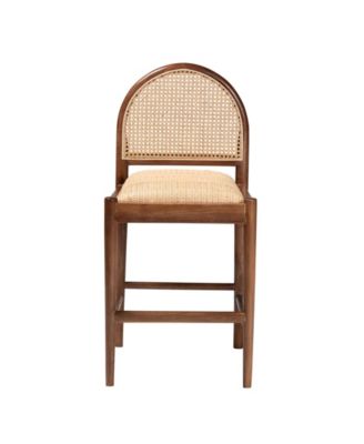 Maryland 37" Acacia Wood Modern Bohemian Counter Stool