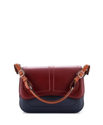 Pre-Owned Hermes Harnais Shoulder Bag Epsom and Tadelakt
